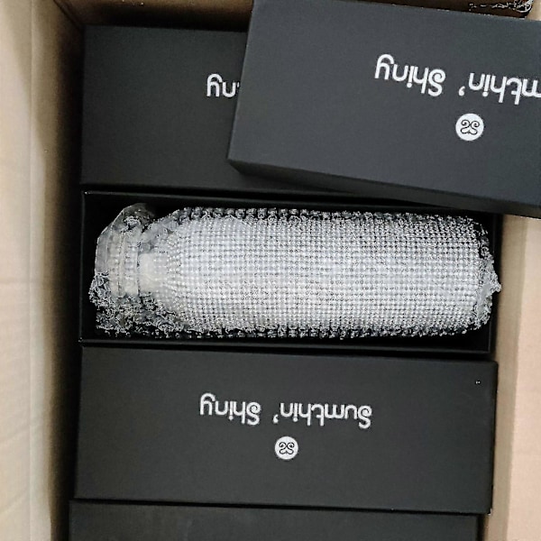 500ml Diamant Vandflaske - Bling Rhinestone Rustfrit Stål Isoleret Termoflaske-jie