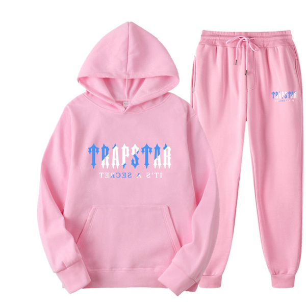 Joggingsdräkt för män Träningsoverall Set Hoodie Topp Sportkläder Långärmade sweatshirts Hoodie Byxor Sportkläder Casual Joggingsuit Tvådelad XL red