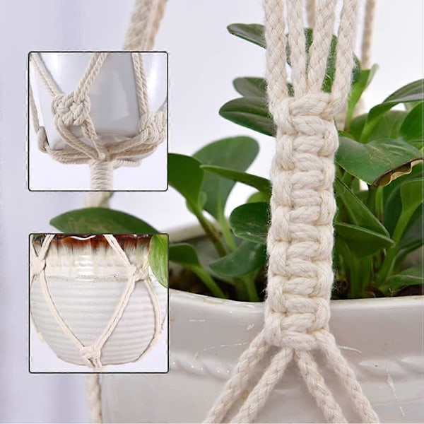 Macaron Växtampel Bohemisk Blomkruka Hängande Korg 2-pack