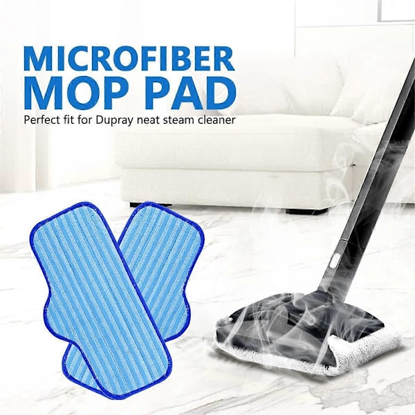 10 stk. Premium Mikrofiberkluter, for Dupray Neat Steam Cleaner, Slitesterke, Gjenbrukbare og Maskinvaskbare