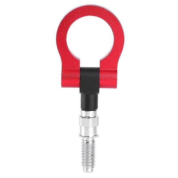 Bil Auto Tilhenger Aluminium Legering Front Slepekrok Dekorasjon Slepering for E Serie Rød