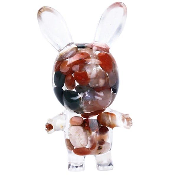 Krystalgrus Skrivebordsornament Dejlige Voldsomme Bjørnefigurer Fantasy Samlerobjekt Håndlavet Fødselsdagsgave