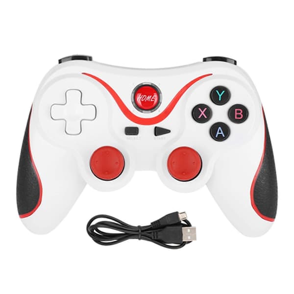 T3 Telefon Trådløs Bluetooth4.0 Gamepad Spillhåndtak Operasjon for PS3 Vert