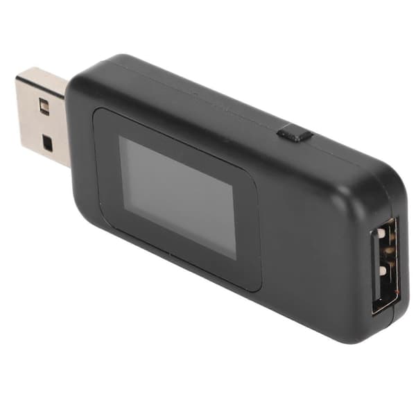 USB-testare Multifunktionell Strömavbrottssparfunktion Digital LCD-skärm Spänning Ström Säkerhetsmätare