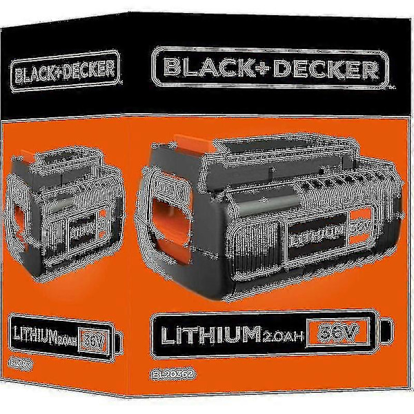2024 2024 Bil Höstkampanj, 36v 2ah Litiumbatteri, Kompatibelt Med Alla Black+decker 36v Verktyg, N