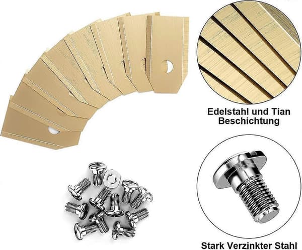 Titanium Ersättningsblad För Gräsklippare, 30-pack Gräsklipparblad, Gräsklippare