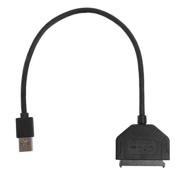 2,5" SATA USB 3.0 Adapter SSD HDD Harddisk Kabel Notebook Computertilbehør