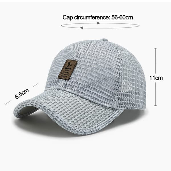 Solhatt for utendørs bruk - Baseballcaps, pustende mesh for sommeren