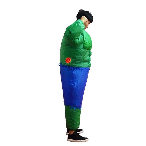 Vuxen Grön Fatty Hulk Uppblåsbar Dräkt Anime Kostym Maskot Halloween Party Cosplay Kostymer För Man Kvinna Pojkar Flickor