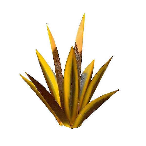 Rustik Skulptur, DIY Jern Agave Planter Udendørs Have Æstetiske Skilte Terrasse Figurer Gård 27cm