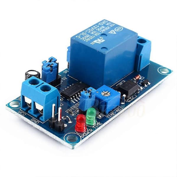 Het 12V DC Fördröjningsrelä Fördröjd Avstängningsbrytare Modul med Timer