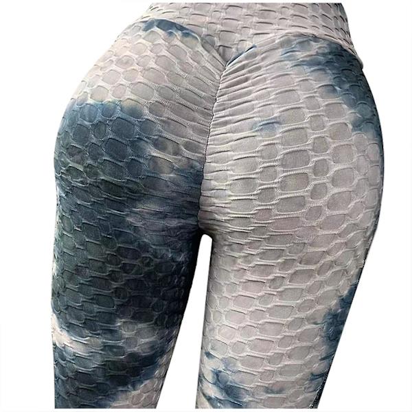 Tflycq Mode Dam Lång Flerfärgad Tight High Waist Elasticity Sports Yoga Byxor Black M