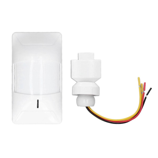 Smart Rörelsesensor Bredvinkel Infraröd PIR Intelligens SMT Teknologi Rörelsedetektor Larm för Hem DC916V(YMCAT)