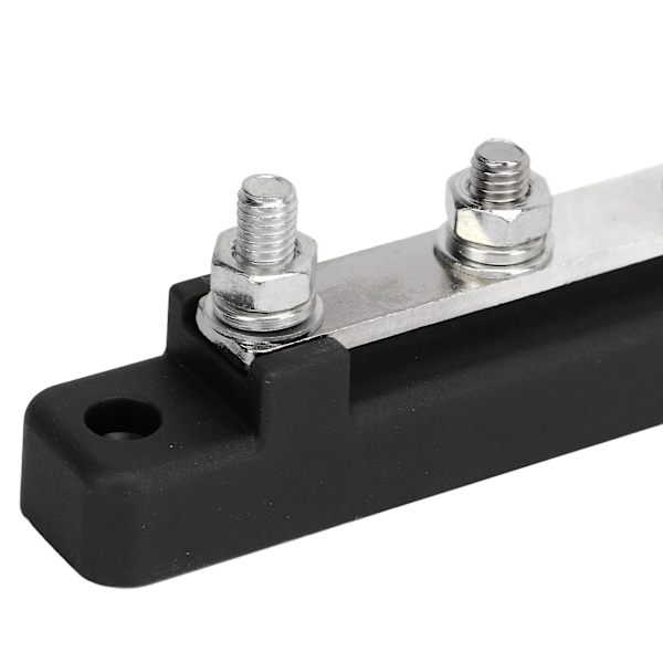 Virranjakoblokki M6 Ruuvi 6 Liittimen Virtakisko DC 12V48V 150A Autolle Veneelle Musta