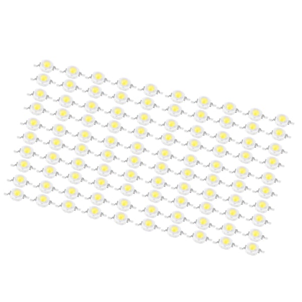 3W Högeffekts LED-dioder SMD för DIY-belysningsarmaturer Vit