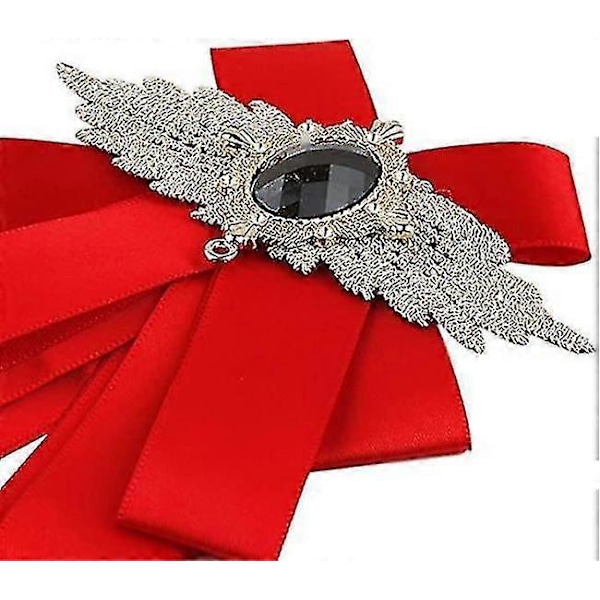 Hårrosett med strass för män och kvinnor, rosettbrosch i enfärgad design för bröllopsfester