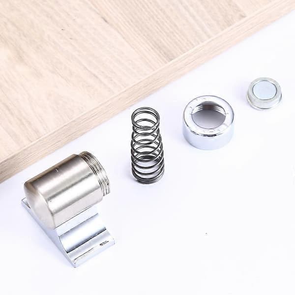 Magnetisk Dørstopper, Rustfrit Stål Magnetisk Dørstopper Dørstoppere til Hjemmekontor (Børstet Stål)