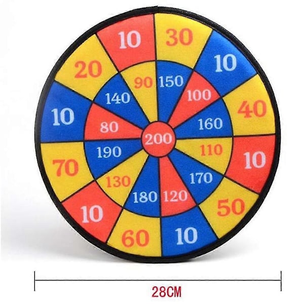 Roliga Dartspel Tygplatta Set Sport Dubbel Måltavla Dart Darttavla Brädor Leksaker För Barn Vuxna Grottspel Mjukt Papper