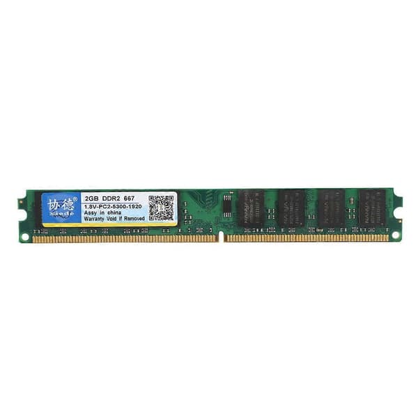 xiede DDR2 667 2G Fullt Kompatibel Stasjonær Datamaskin Minne RAM for Intel/AMD