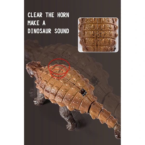 Fjernkontroll Dinosaur Leke Elektrisk Simulering Ankylosaurus Rygg Leke Barn