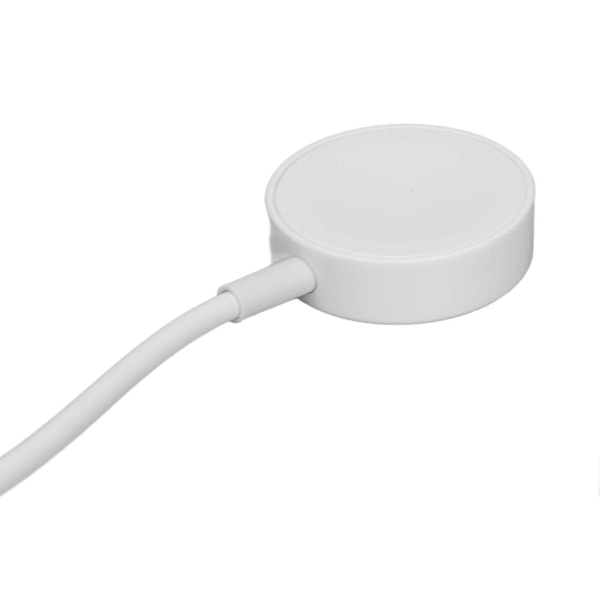 Smart Magnetisk Klockladdare med 1 meter Snabb Laddningskabel Kompatibel för IWatch Series Vit