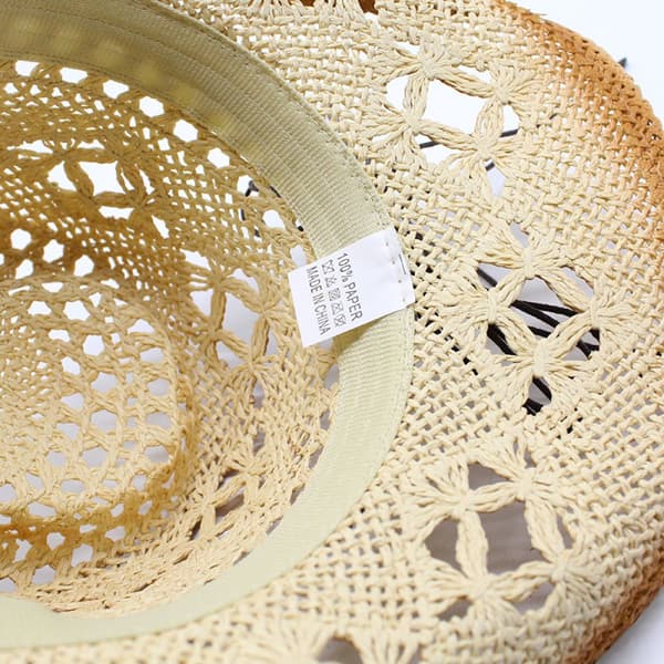 Cowboyhat, stråhat, sommerhat til mænd, westernhat, UV-beskyttelse, solhat, panamahat
