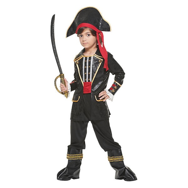 Barns pirater Lekkostymer Halloween Carnival Maskerad Roll Kostymer Kostymer Pirates Of The Caribbean Costumes S