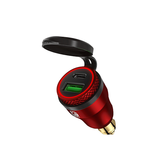 Vandafvisende Motorcykel Qc3.0 USB Type C PD Hurtiglader Strømadapter Stikkontakt Til Ducati Motorcykel