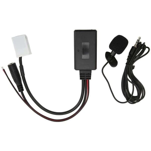 12-bens bilradio RD4 Bluetooth musik Aux lydkabeladapter erstatning til Citroen C2 C3 C4 C5 C6 C8 med mikrofon