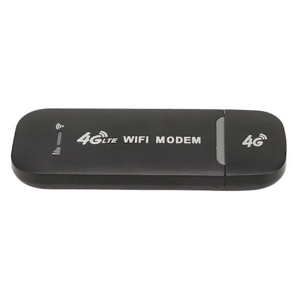 4G WiFi Router Sort Op til 10 Brugere Stabil Nem Forbindelse USB Plug and Play 4G LTE Router til Hotspot Micro SIM-kort Telefon PC