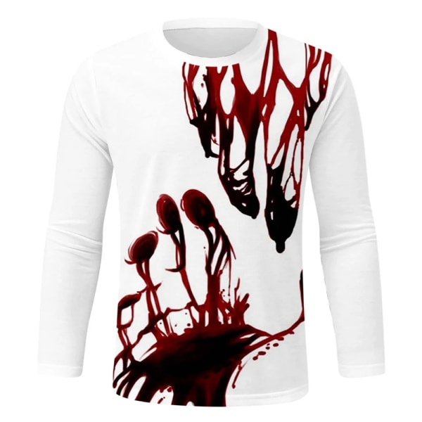Barnkläder för tonåringar Barn Pojkar Gratis frakt Halloween Mascot For Boy T-shirts Med Hösten 2023 Trend Långärmade T-shirts S14TX1969 150