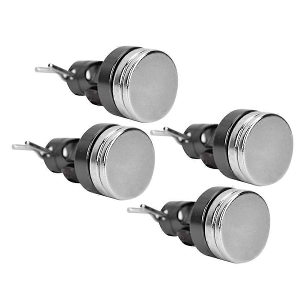 4 KPL Magneettinen Näkymätön Stealth-koritolppa SCX10 4WD HSP 1/10 RC-autoon Urituksella Musta