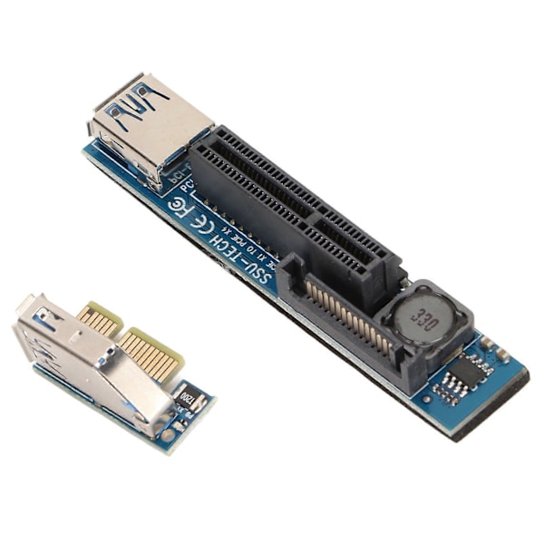 PCIE Förlängningskabel Integrerad Strömförsörjning Guldpläterade Kontakter Fint Utförande PCIE Förlängning