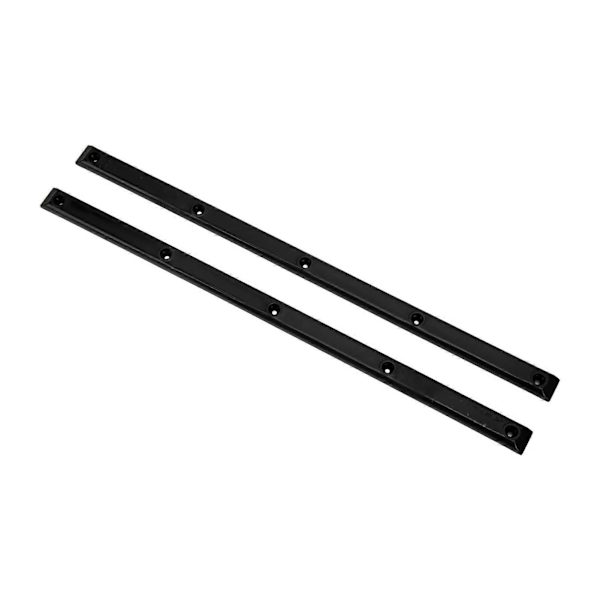 Ribbebein Skinn Rails Slitesterk Stabil Fleksibel Glanset Utseende Longboard Rails Ribbebein Svart