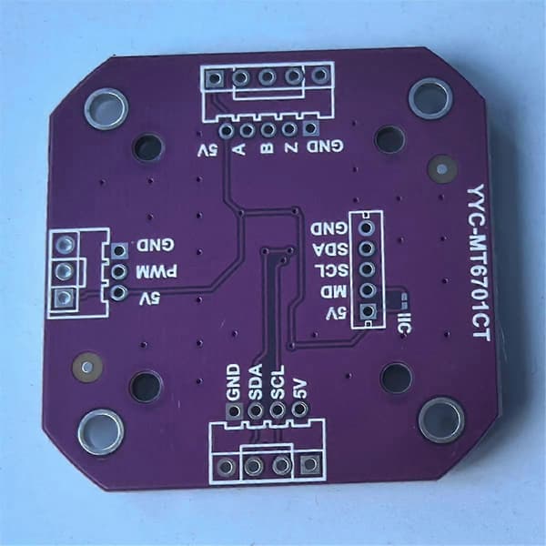 MT6701 -MT6701CT Magnetisk induktionsvinkelmätningssensormodul 14bit Hög precision Kan Perfec