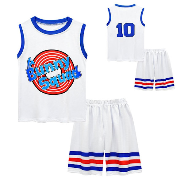Barns Space Jam 2 Ball Kostym James Tune Squad Style2 140cm