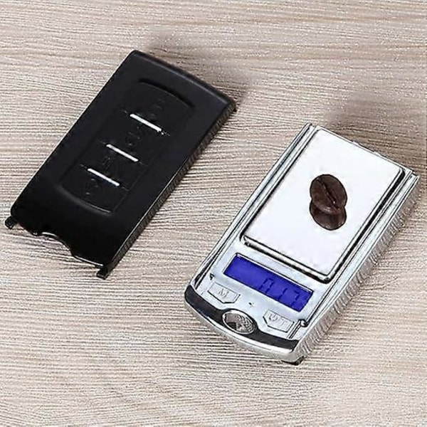 Mini Bærbar Gram Vekt 100g / 0.01g Digital Lommevekt Bilnøkkelform Elektronisk Vekt Mini Smykkevekt Balanse Digital Elektronisk Smykkemat