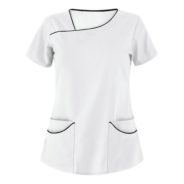Scrubs Dame Toppe Skønhedssalon Sygeplejeuniform Laboratorium Spa Scrub Uniform Arbejdstøj Sundhedsarbejdere Enfermera Tøj-jie