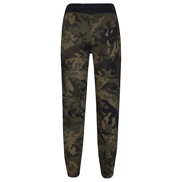 Barn Unisex Sweatshirt Set för enkel träningsoverall Camo Green 3-4 Years