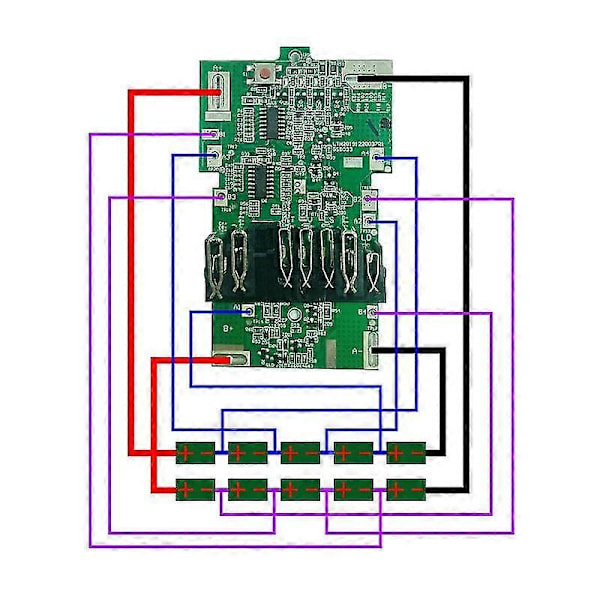 BSL36A18 Litiumjonbatteri Skyddskort PCB-kort För Hitachi Hikoki 36v 18v Multivolt Mv Lit