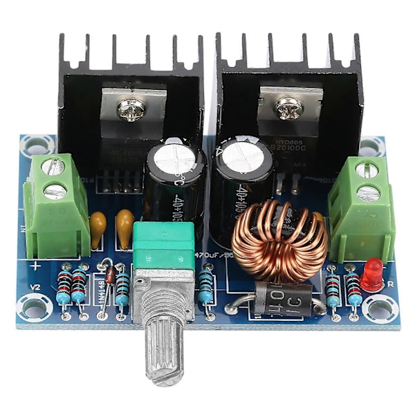 DCDC Spændingsregulator Høj Effekt StepDown Modul 4-40V til 1.25-36V