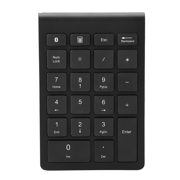 Musta 22 näppäimen mini numeronäppäimistö langaton Bluetooth OS X PC:lle
