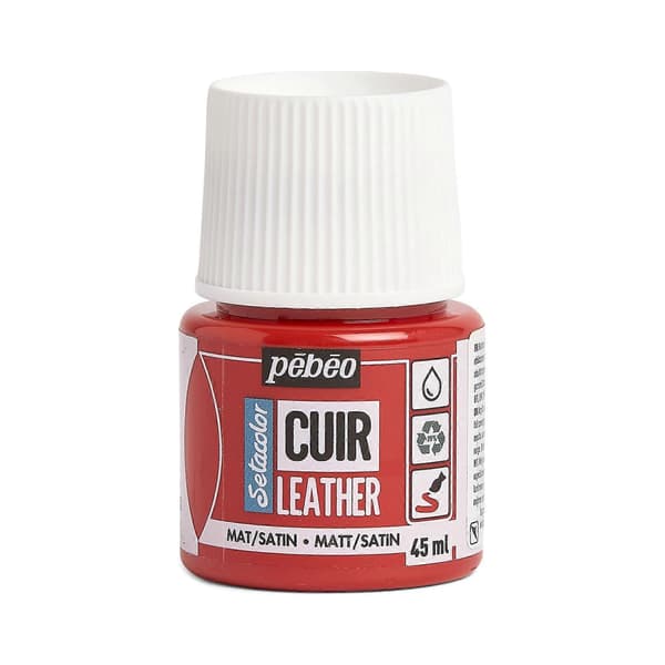 Pebeo Setacolor Läderfärg 45ml 05 Intense Red