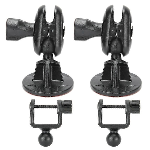 2 st Mini Dash Kameramonteringsfäste Instrumentbräda Recorder Sugkopp 360 Graders Justerbar Universal (U-formad Huvud)