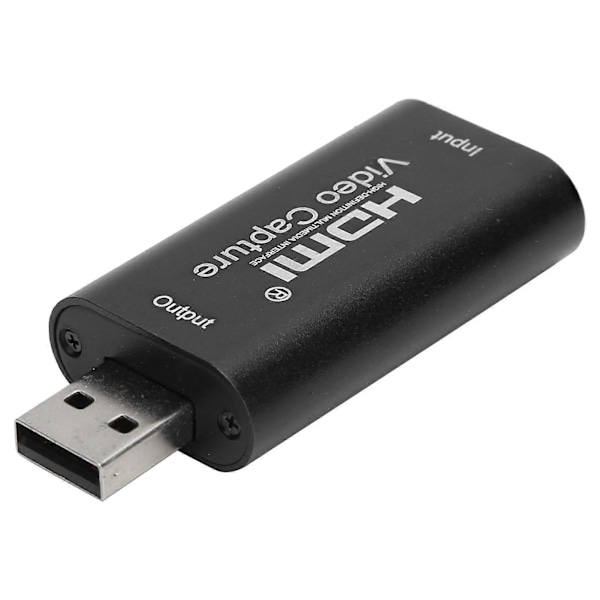 4K HDMI Video Capture Card HDMI til USB2.0 Capture Converter for DVD/Kameraopptak