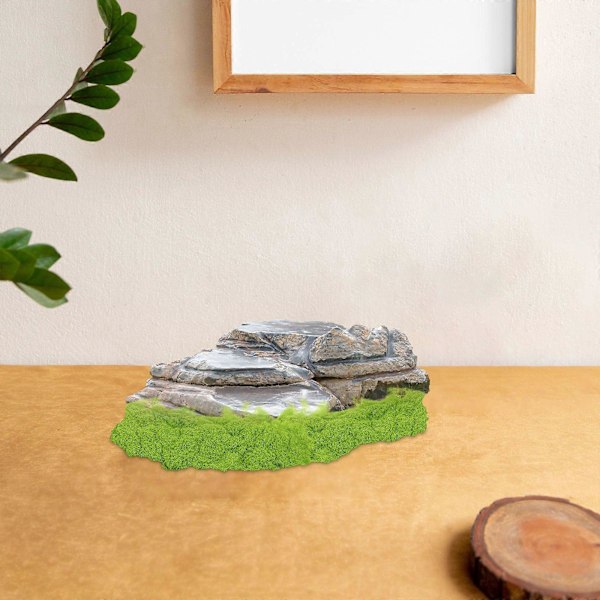 1 pakke trykbestandigt græsflockpulver til realistisk modeljernbanelandskab 30g miniature dukkehus tilbehør sandbord forsyninger