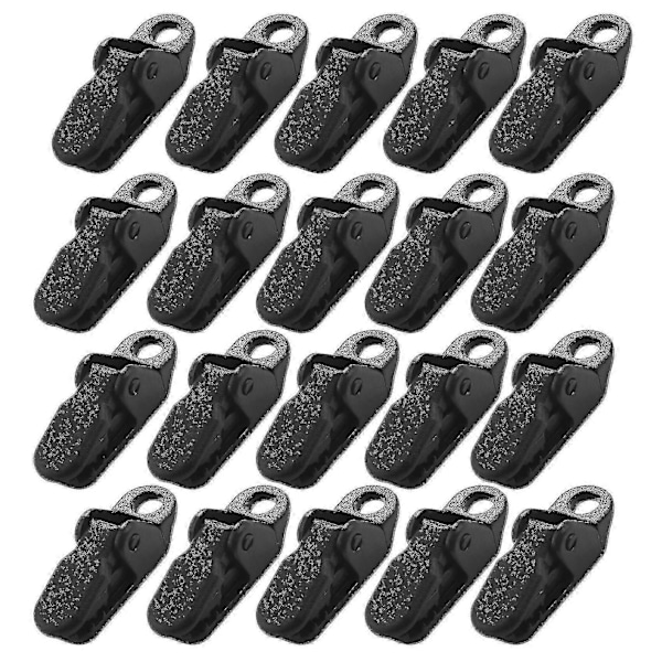 Tältmarkis Klämma Tarp Snap Canvas Ankare Gripper Husvagn Käke Grepp Verktyg (20 st)