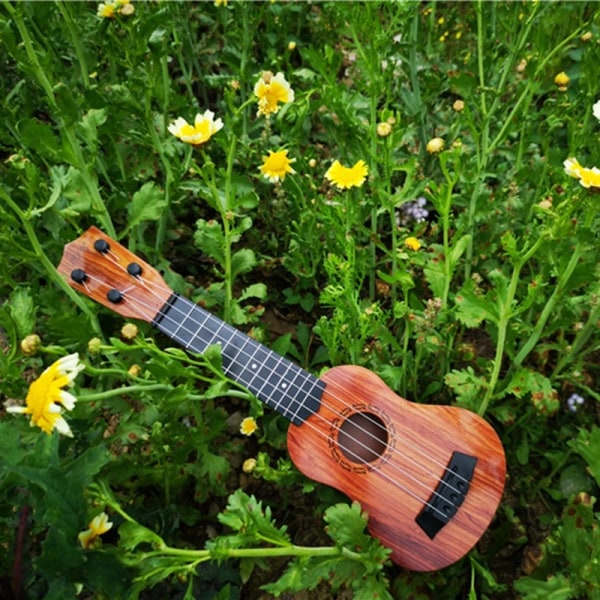 Kids minigitarr 4-strängad klassisk ukulele gitarrleksaker