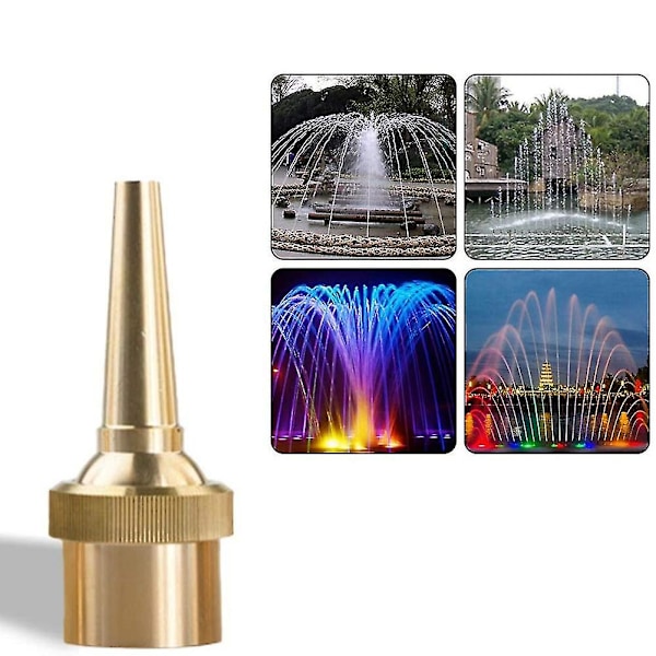 6 stk. fontenedyse G1/2 DN15 Justerbar retning Jet Vannspray Sprinklerhode kompatibelt Hage-B8