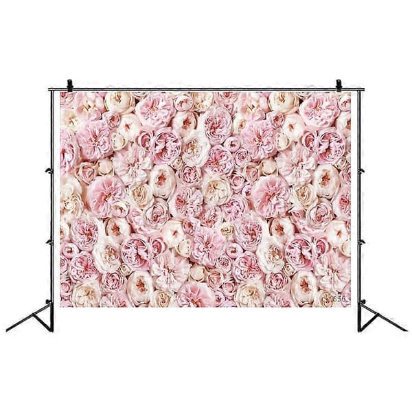 2.1 X 1.5m Festlig Fotobakgrund 3D Bröllopsblomma Väggbonad